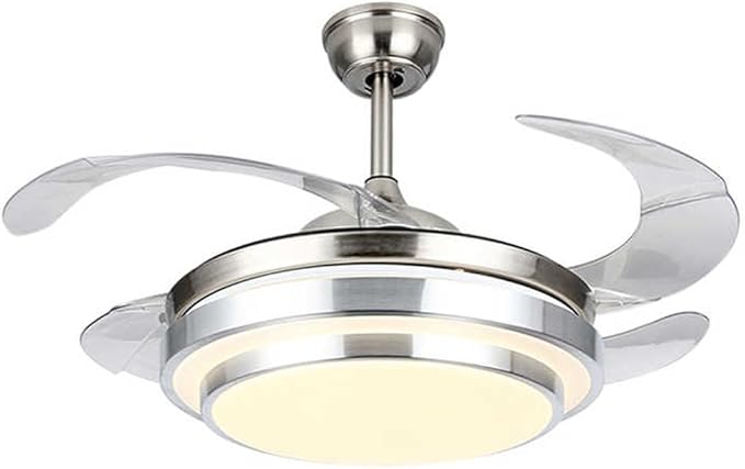 Upgrade your interior with this modern 42-inch ceiling fan with LED light, designed for luxury, comfort, and silent performance. The elegant golden finish adds a premium look to your living room, bedroom, or dining area while the built-in LED light provides bright and energy-efficient illumination. Powered by a high-quality copper motor, the fan delivers strong airflow with ultra-quiet operation, making it perfect for homes, apartments, and offices. The included remote control allows you to easily adjust fan speed and switch between 3 light colors (Warm, Neutral, Cool) to match your mood and décor. This stylish fan + light combination saves space, reduces noise, and enhances modern interiors.